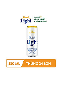 Bia Hanoi Light - Thùng 24 lon 330ml