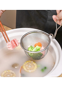 Vợt nhúng/ Rây lọc thực phẩm inox Echo Misokoshi - Hàng nội địa Nhật Bản |#Mẫu Mới| |#Dụng cụ nhà bếp đa năng|