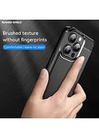 Ốp lưng chống sốc vân kim loại cho iPhone 14 Pro Max (6.7 inch) hiệu Likgus (chuẩn quân đội, chống va đập, chống vân tay) - Hàng nhập khẩu