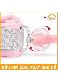 Dây đai dắt em bé đi dạo, vòng đeo tay chống lạc cho trẻ MySun