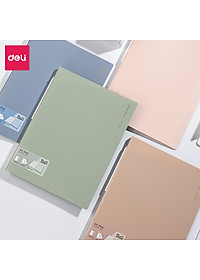 File lá A4 đựng tài liệu nhiều ngăn Nusign Deli - Tệp đựng tài liệu 30/40 lá chất liệu PP cao cấp tiện lợi nhiều màu sắc