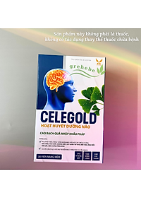 [TPBVSK] Celegold Hoạt huyết dưỡng não - Hỗ trợ hoạt huyết, tăng cường tuần hoàn não