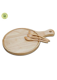 Khay/Thớt Gỗ Decor Trang Trí Thực Phầm/Pizza/Bánh Ngọt Nhiều Kích Thước - Đồ Gỗ Nhà Bếp Thương Hiệu Trường Sơn