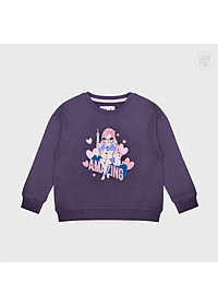 Bộ dài tay bé gái BIGFOX - MISS MEOW size đại, bộ thu đông cho bé phong cách Hàn Quốc in cô gái Amazing 11 - 37 kg