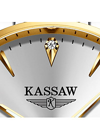 Đồng hồ nam chính hãng KASSAW K555-1 (Mạ vàng 24k)