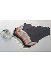 Combo 10 Quần Lót Nữ Vải Su Lượn Lưng Siêu Xịn Mềm Mịn 1033 - Giao Nhiều Màu, Chất Vải Trơn, Mát Lạnh, Ôm Sát Cơ Thể, Phù Hợp Với Nhiều Loại Trang Phục. 