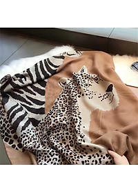 Khăn choàng quàng cổ thời trang họa tiết da báo SKC87