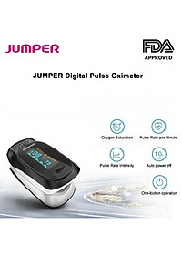 Máy Đo Nồng Độ Oxy Trong Máu Và Nhịp Tim Jumper JPD-500D | Màn Hình Màu OLED - Chức Năng Đo Chỉ Số Tưới Máu PI