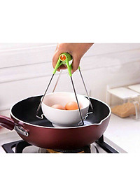 Dụng cụ kẹp gắp bát đĩa chống nóng thông minh, khay inox kẹp đồ nóng nhà bếp đa năng - GIAO MÀU NGẪU NHIÊN - Hàng Chính Hãng
