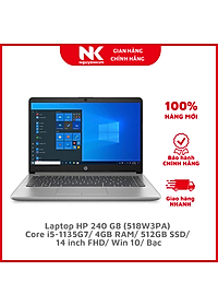Laptop HP 240 G8 (518W3PA) i5-1135G7 | 4GB RAM | 512GB SSD | 14 FHD | Win 10 | Bạc – Hàng chính hãng
