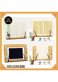 Kệ đọc kinh giá đỡ sách bằng tre size 29x39cm