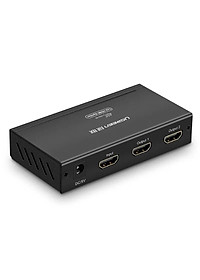 Ugreen UG4020140201TK Màu Đen Bộ chia HDMI 1 ra 2 hỗ trợ phân giải FULL HD - HÀNG CHÍNH HÃNG