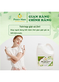 Nước Giặt Xả  2in1 Peace Mass Can 3.6l