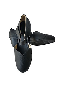 Giày Sandal Cao Gót Da Bò BIGGBEN Cao 5 Phân SDCG124