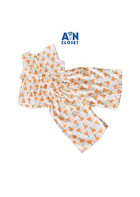 Bộ quần áo ngắn bé gái họa tiết Hoa cam ren - AICDBGL35JK8 - AIN Closet