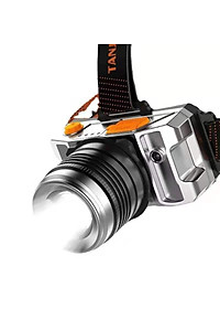 Đèn Pin Đội Đầu 1 Bóng Lớn Chống Nước 3 Chế Độ Siêu Sáng Ánh Sáng Mạnh