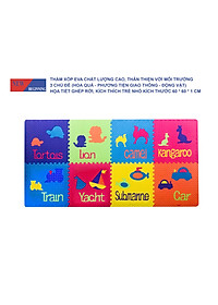 Tấm thảm chơi xếp hình EVA xếp hình lồng vào nhau thân thiện với môi trường dành cho trẻ em để tập bò.