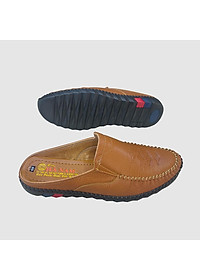 Dép Bít Mũi Nam HÀ NAM Da Bò Thật Cao Cấp GSB20124