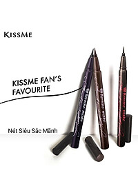 Bút Kẻ Mắt Nước Không Trôi Không Lem Kissme Heroine Make Nét Siêu Sắc Mãnh (3 Màu)