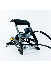 Bơm xe máy - Bơm xe đạp chân - Bơm đạp chân 2 ống đa năng - Bơm hơi đạp chân mini Xe Đạp, Xe Máy, Xe Ô tô, Xe Hơi Đa Năng Dễ Dàng Xếp Gọn thân hợp kim siêu bền, hỗ trợ cả van Mỹ và van Pháp Thương hiệu KIOTOOL