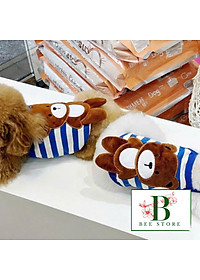 ÁO DÂY PHOM CROPTOP GẤU CUTE CHO THÚ CƯNG CHÓ MÈO