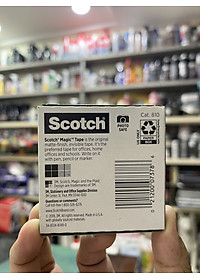  BỘ 3 CUỘN BĂNG KEO 3M, BĂNG KEO KỲ DIỆU, TRONG SUỐT DÁN TIỀN 3M 810 SCOTCH MAGIC TAPE
