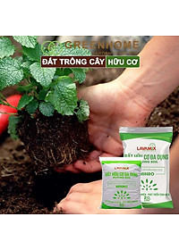 Đất Trồng Cây GreenHome, Lavamix, Bao 20dm3 (10kg), Đầy Đủ Dinh Dưỡng, Dễ Sử Dụng, Chuyên Trồng Rau