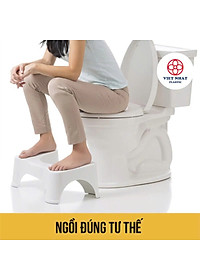 Ghế Kê Chân Toilet Chống Táo Bón Ngăn Ngừa Các Bệnh Tiêu Hóa Khi Đi Vệ Sinh