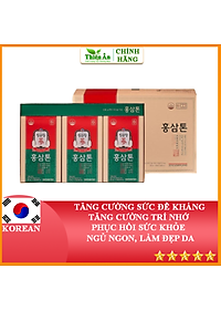 Nước Hồng Sâm Pha Sẵn KGC Cheong Kwan Jang Tonic Original 30 Gói x  50ml
