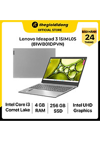 Laptop Lenovo Ideapad 3 15ITL6 i3 1115G4/8GB/256GB/15.6″F/Win11/(82H8005CVN)/Xám – Hàng chính hãng