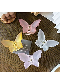 Kẹp tóc con bướm pha lê solid - Kẹp tóc càng cua con bướm phong cách Hàn Quốc - Kẹp tóc đẹp cho lady