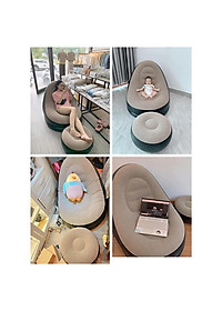 Ghế hơi tựa lưng thư giãn kèm bơm điện hai chiều