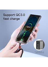 Cáp sạc nhanh Type-C PD2.0 60W cho MacBook, iPad Pro, Samsung, HTC, Xiaomi Baseus  Cafule dài 1m - Hàng chính hãng