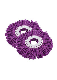 Bông Lau Nhà 360 Độ Sợi Microfiber Thấm Hút Nhanh, Màu Ngẫu Nhiên - Hàng chính hãng 