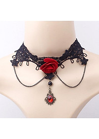 Vòng cổ choker rose King&Queen nổi bật dạ tiệc