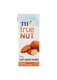 Lốc 4 hộp Sữa hạt Hạnh nhân TH True NUT (180ml)