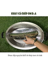 Khay Lẩu Cá Chép Om Dưa Cả Con, Có Vỉ Đáy Chống Cháy Sát, Inox  Đun Trên Mọi Loại Bếp Hàng Chính Hãng