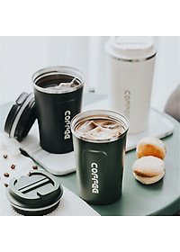 Bình nước giữ nhiệt trà coffee mugs Cleacco Chất Liệu Inox 304 Kiểu Dáng Hiện Đại ( 380 ML ) Boro Sport