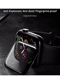 Bộ 2 miếng dán màn hình kính cường lực Full 3D cho iWatch 41mm hiệu WIWU iVista Chống va đập, vát cạnh 2.5D, hạn chế vân tay - hàng nhập khẩu