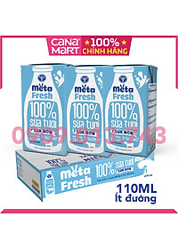 Thùng sữa tươi Nutricare Meta Fresh Ít Đường sữa non tăng cường miễn dịch