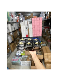Khay Đựng Mứt Tết 6 Hũ Thủy Tinh Sang Trọng Cao Cấp, Hũ Đựng Bánh Kẹo, Các Loại Hạt - Thố Thủy Tinh Đựng Bánh Kẹo- HÀNG CHÍNH HÃNG MINIIN