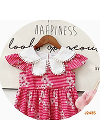 Đầm váy hoa mùa hè cho bé gái đi chơi đi học mát từ 12-35kg hàng thiết kế cao cấp