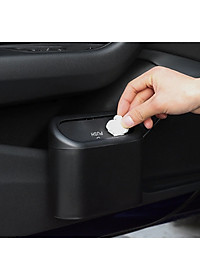 Thùng rác mini ô tô Trash Can Push USA ABS GM XY-L006