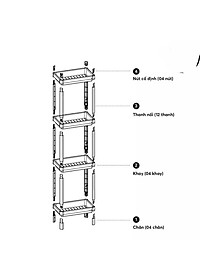 Kệ Để Đồ Đa Năng Osaka Hokori, Nhựa Việt Nhật Kệ Để Đồ Decor Nhà Cửa Xinh Xắn 2 Tầng - Hàng Việt Nam