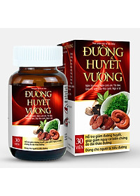 Viên Uống Hỗ Trợ Giảm Đường Huyết và Giảm Nguy Cơ Biến Chứng Của Đái Tháo Đường - Đường Huyết Vương Hủ 30 viên