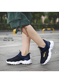 Giày lười bé trai - Giày lưới thể thao êm nhẹ thoáng khí mang mùa hè cho trẻ em học sinh nam tiểu trung học 4 - 12 tuổi GH34