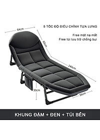 Giường Ngủ Văn Phòng Gấp Gọn, Giường Xếp Thông Minh Di Động Nằm Nghỉ Trưa Tiện Ích. Khung Thép Sơn Tĩnh Điện - Hàng chính hãng Anh Lam Store