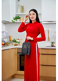 Bộ túi hộp cơm thủy tinh COBA'COOK. Gồm 3 hộp 400ml và 1 túi giữ nhiệt với 2 khóa kéo tiện dụng- CCR43BL