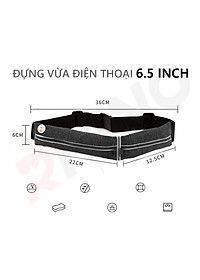 Đai, túi đeo eo thể thao nam nữ Rhino B201 đựng vừa điện thoại 6.5 Inch và đa dạng các loại vật dụng, hàng chất lượng tiện dụng khi đi chơi, dã ngoại, hoạt động ngoài trời yoga, leo núi, chạy, đi bộ, đạp xe, tập gym, cầu lông