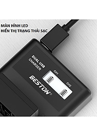 Bộ Pin EN-EL14 1500mAh + Sạc Beston Dùng Cho Máy Ảnh Nikon D3100 D3200 D3300 D3400 D5100 D5200 D5300 D5500 D5600 P7000 - hàng nhập khẩu